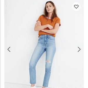 NWT madewell perfect vintage jeans